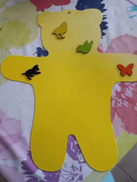 ourson métal pour magnets (pense bete, on peut ecrire au feutre effaçable)
