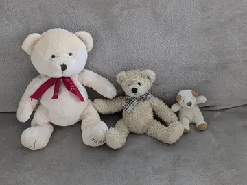 Lot 3 petits nounours