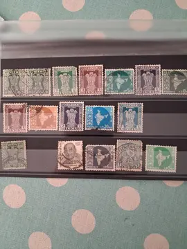 lot de timbres d'INDE