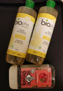 3 gels douche Bio