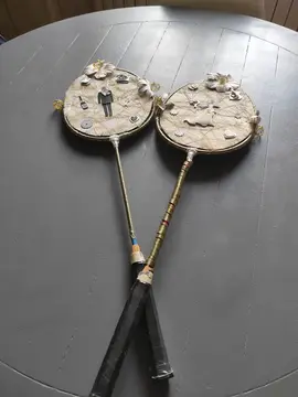 raquettes pour jeu mariage