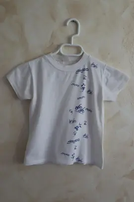 tee short blanc – 6/8 ans