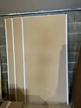 Portes de placard coulissantes en médium