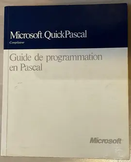 Livre original sur QuickPascal