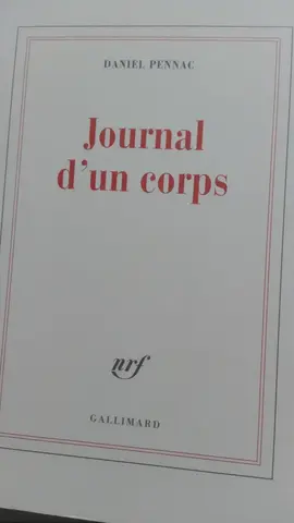 Livre - Journal d'un corps de Daniel Pennac