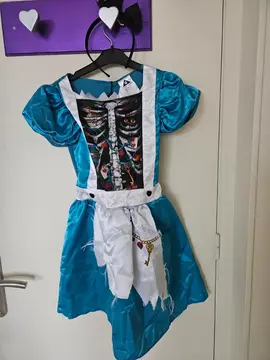 Déguisement Alice - Zombie Taille 7-10 ans
