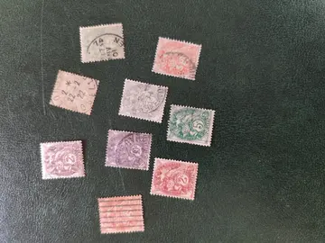 timbres France anciens ''blanc''