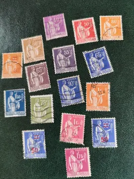 lot timbres France ''paix''
