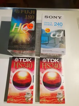 K7 VHS NEUVES SOUS BLISTER