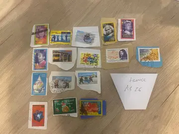 Lot de timbres français AB26