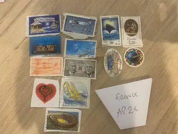 Lot de timbres français AP26