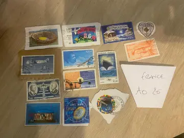 Lot de timbres français AO26