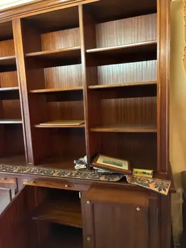 Bibliotheque anglaise en enfilade