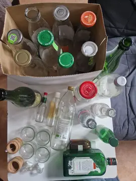 Bouteilles et flacons en verre