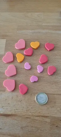 Cœurs en mousse