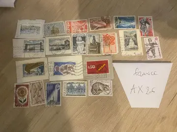 Lot de timbres français AX26