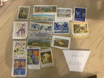 Lot de timbres français AU26