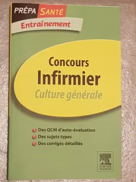 livre concours infirmier (culture générale)
