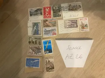 Lot de timbres français AZ26