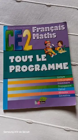 Cahier de devoirs CE2 français et maths Bordas