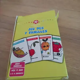 jeu de cartes 7 familles, neuf