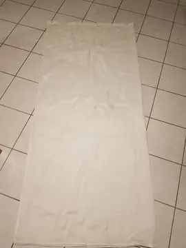 rideau de douche blanc 2m × 1m80