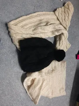 tour de cou bonnet echarpe