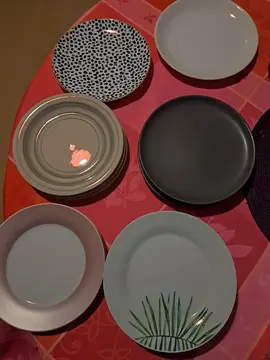 lot assiettes à dessert