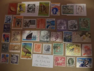 Timbres du Monde; Lot du 5\02\26
