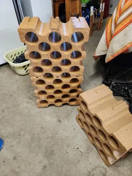 casiers à bouteilles