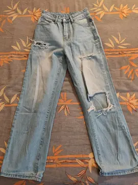 Jeans Troué Femme Petit XS