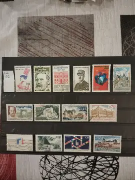 timbres français oblitérés lot EG