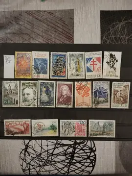 timbres français oblitérés lot EJ