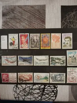 timbres français oblitérés lot EK