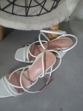 escarpin a talon blanc 40