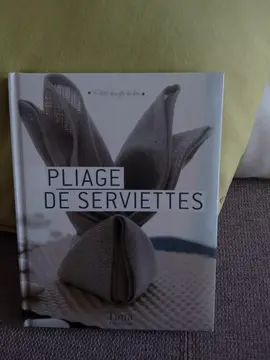 livre pliage de serviettes