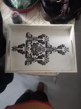 plateau en bois blanc