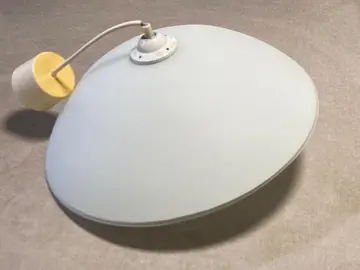 Suspension en verre givré 35 cm