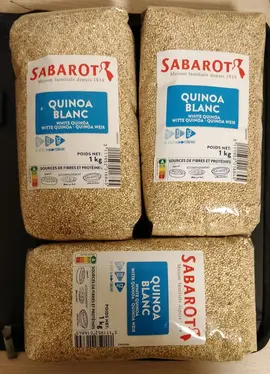 Quinoa Blanc 1kg x3