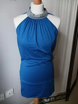 Robe bleu taille unique