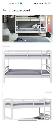 recherche lit superposé