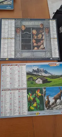 Collection almanachs des PTT