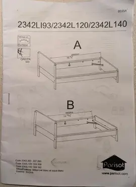 cadre de lit 120x200