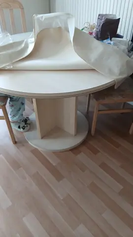 table ronde avec rallonge