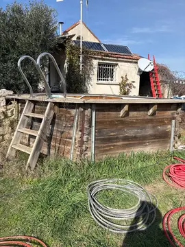 piscine hors sol à restaurer sans pompe