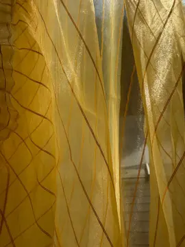 rideaux voile jaune Madura