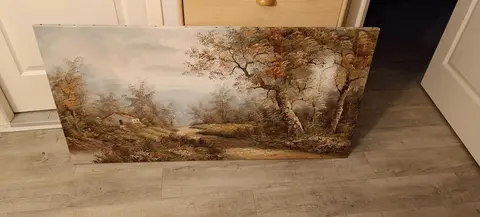 tableau huile signée caffieri