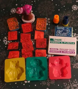 Tampons/encre & moules pour créations en plâtre