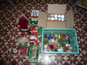 Lot décorations de noël