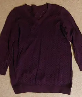 petit pull violet taille 1